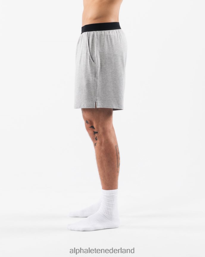 kleding nl Alphalete Heren lounge kort grijs gemeleerd L8J624655 L8J624655 Nederland comfortabele Alphalete shirt Alphalete stelt u in staat om de gelegenheid aan te pakken